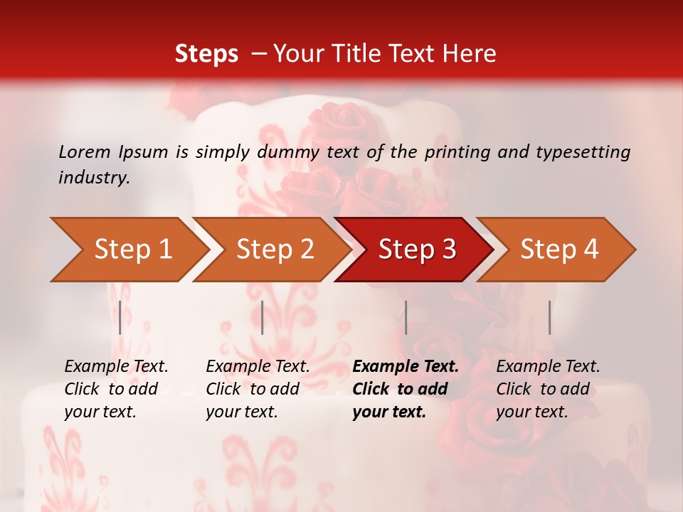 Wedding Rose Event PowerPoint Template