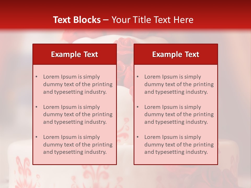 Wedding Rose Event PowerPoint Template