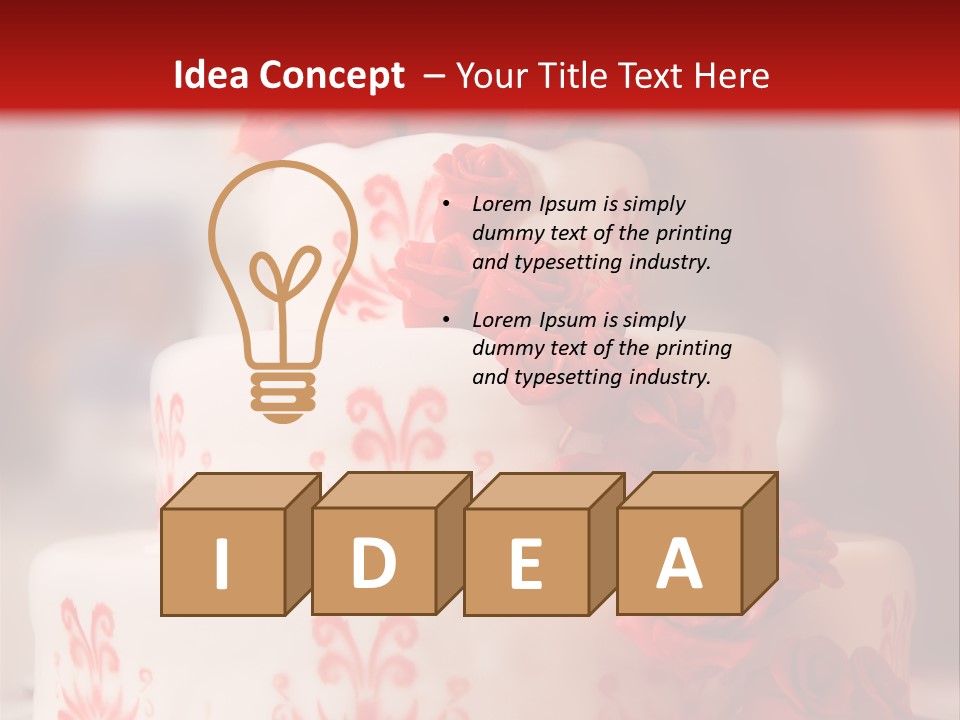 Wedding Rose Event PowerPoint Template