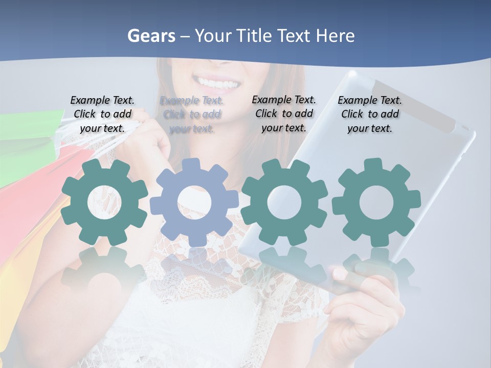 Online Business Christmas Party PowerPoint Template