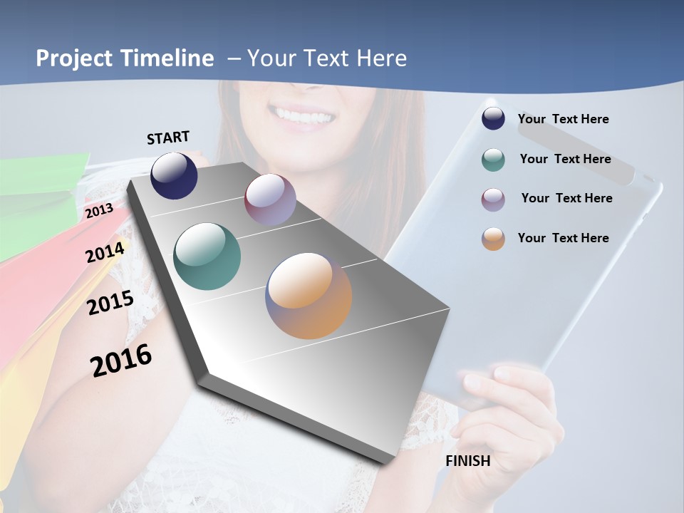 Online Business Christmas Party PowerPoint Template