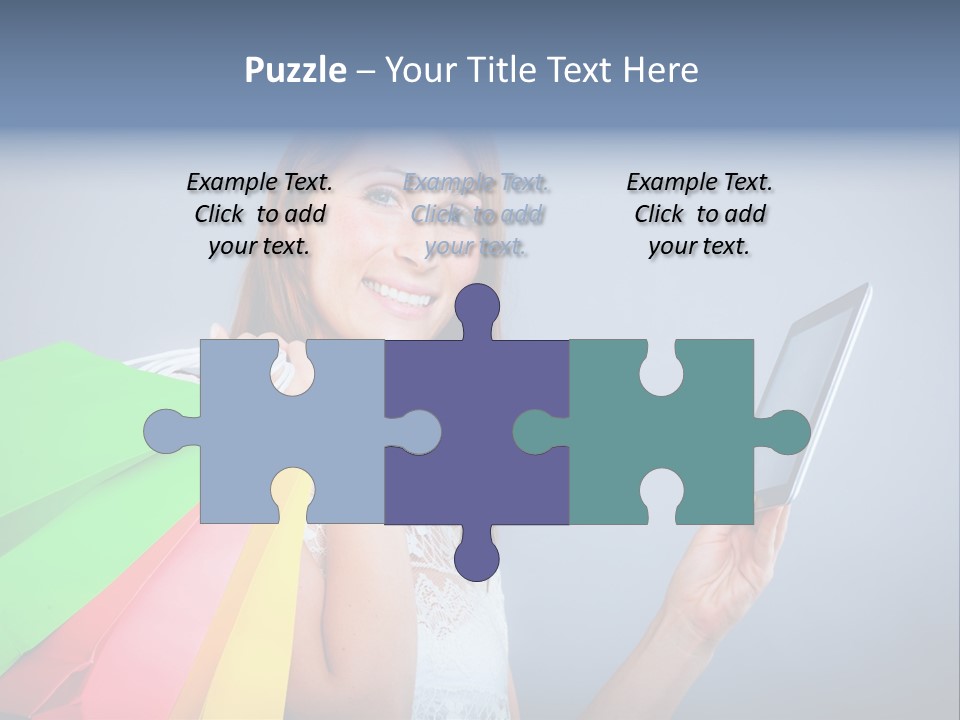 Person Rejoice Buy PowerPoint Template