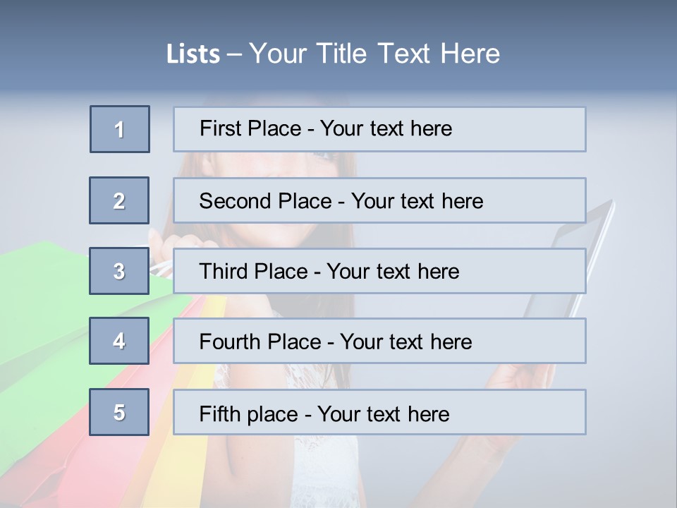 Person Rejoice Buy PowerPoint Template