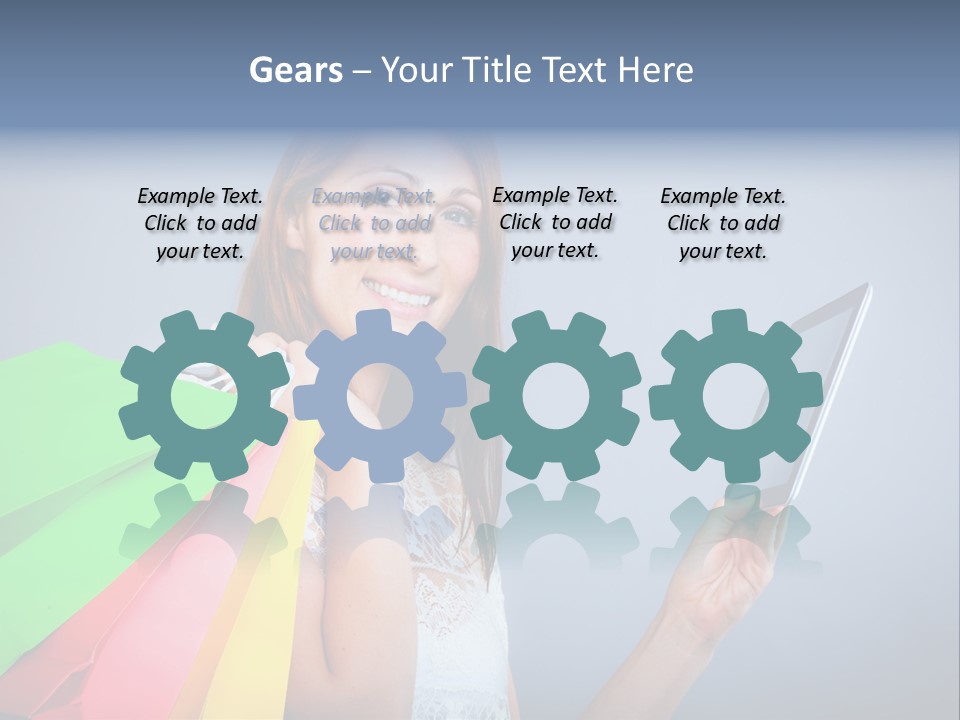 Person Rejoice Buy PowerPoint Template