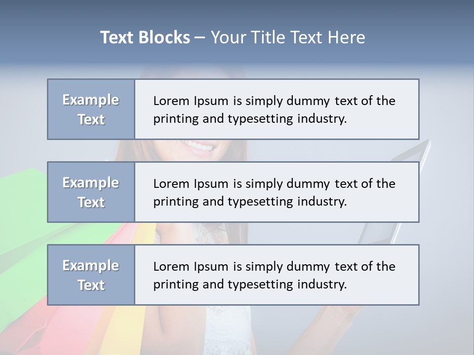 Person Rejoice Buy PowerPoint Template
