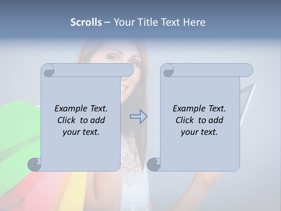 Person Rejoice Buy PowerPoint Template