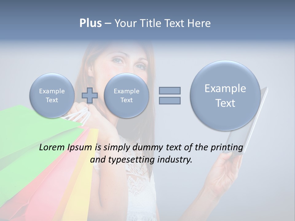 Person Rejoice Buy PowerPoint Template