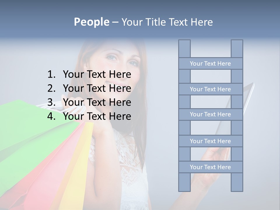 Person Rejoice Buy PowerPoint Template