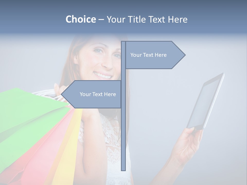 Person Rejoice Buy PowerPoint Template