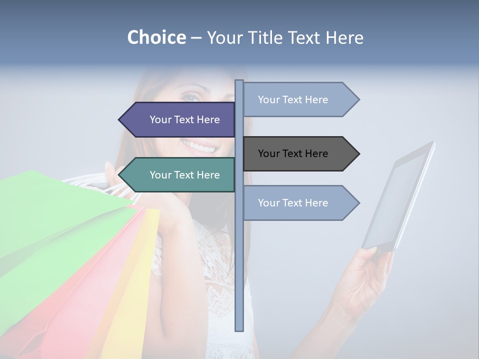 Person Rejoice Buy PowerPoint Template