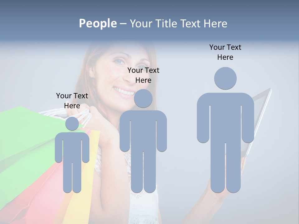 Person Rejoice Buy PowerPoint Template
