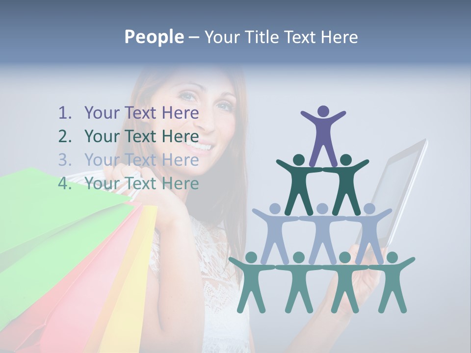 Person Rejoice Buy PowerPoint Template