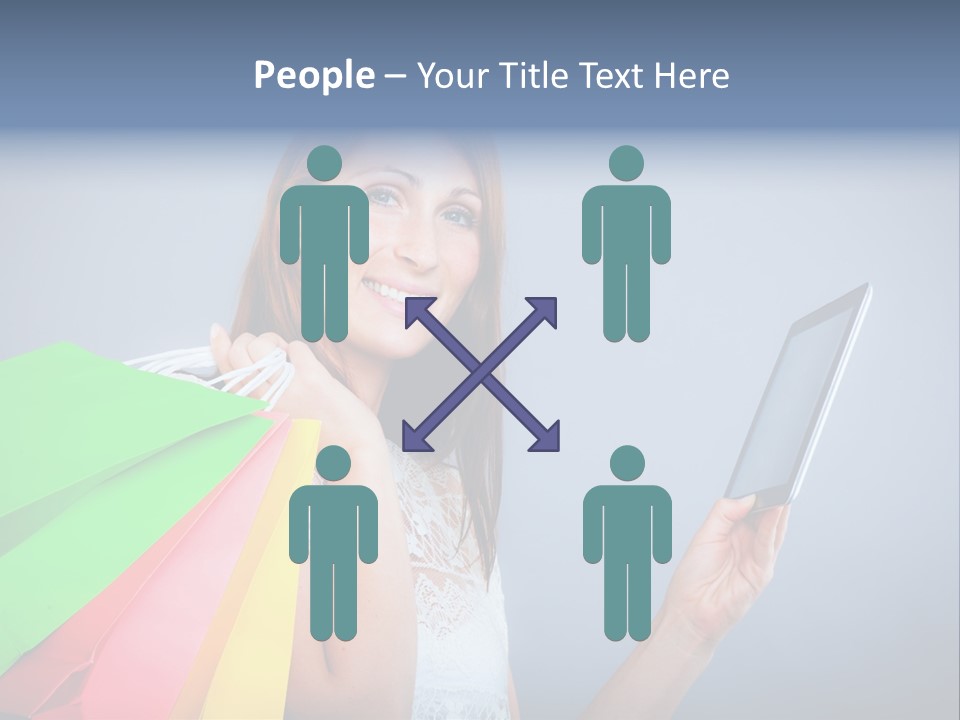 Person Rejoice Buy PowerPoint Template