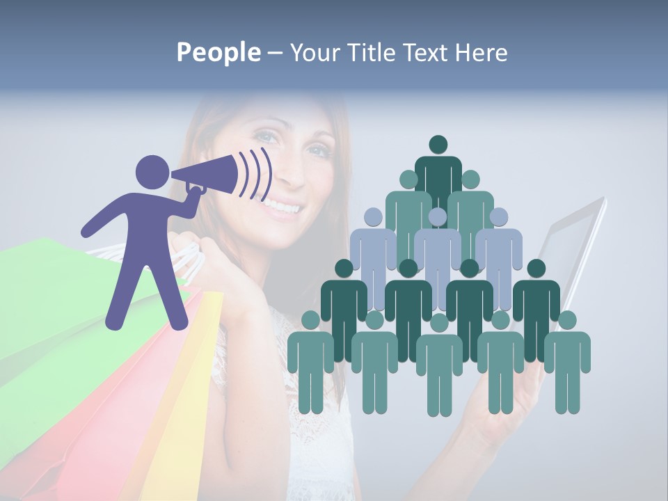 Person Rejoice Buy PowerPoint Template