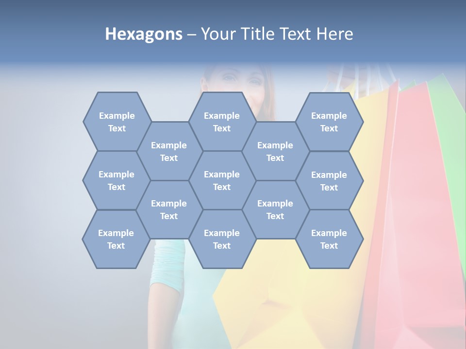 Woman Business Bag PowerPoint Template