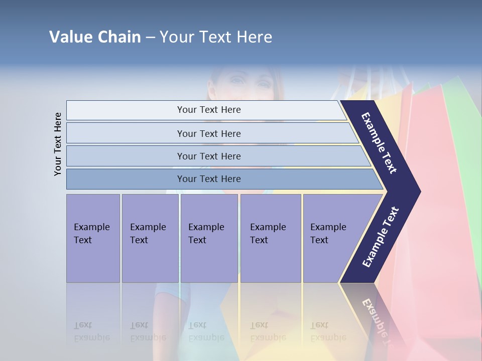 Woman Business Bag PowerPoint Template