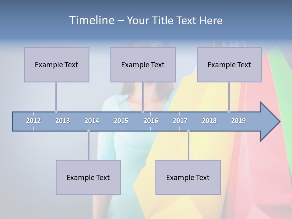 Woman Business Bag PowerPoint Template