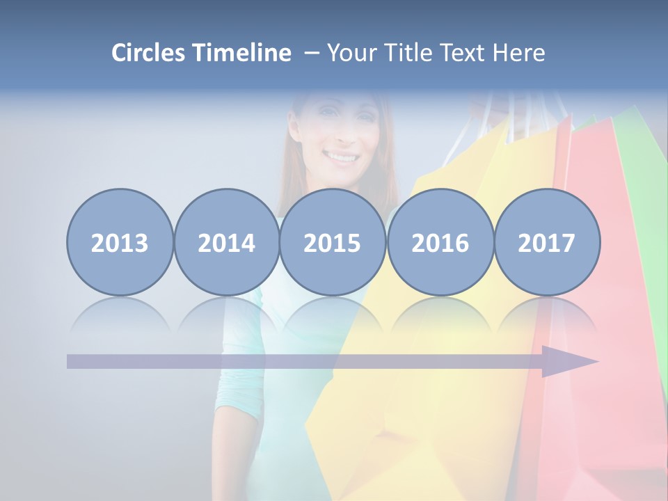 Woman Business Bag PowerPoint Template