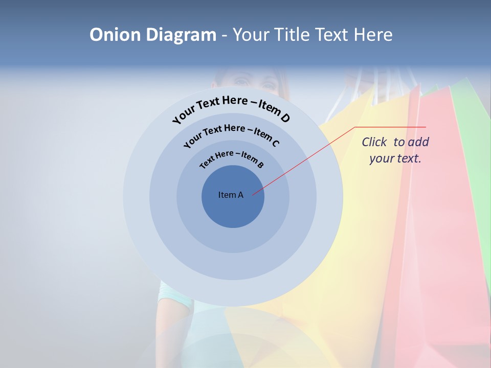 Woman Business Bag PowerPoint Template