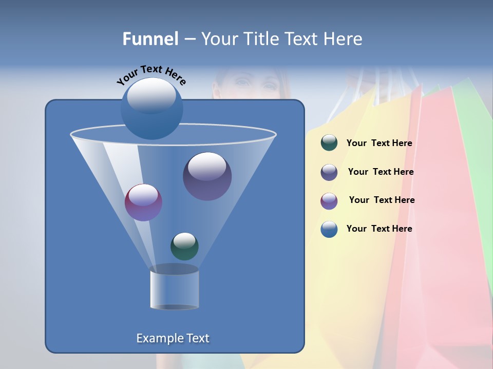 Woman Business Bag PowerPoint Template