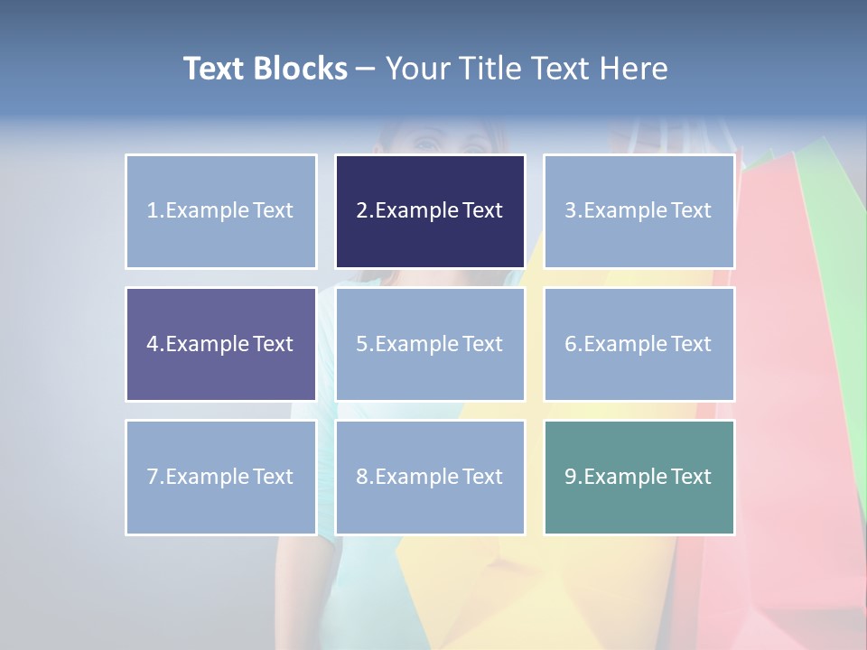 Woman Business Bag PowerPoint Template