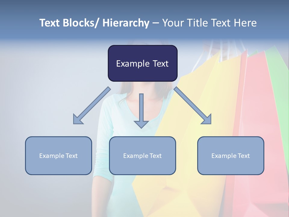 Woman Business Bag PowerPoint Template