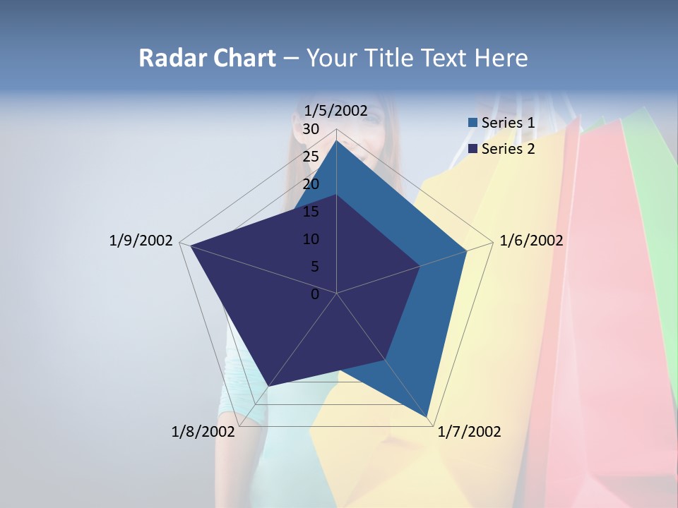Woman Business Bag PowerPoint Template