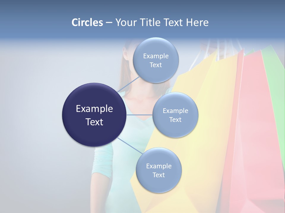 Woman Business Bag PowerPoint Template