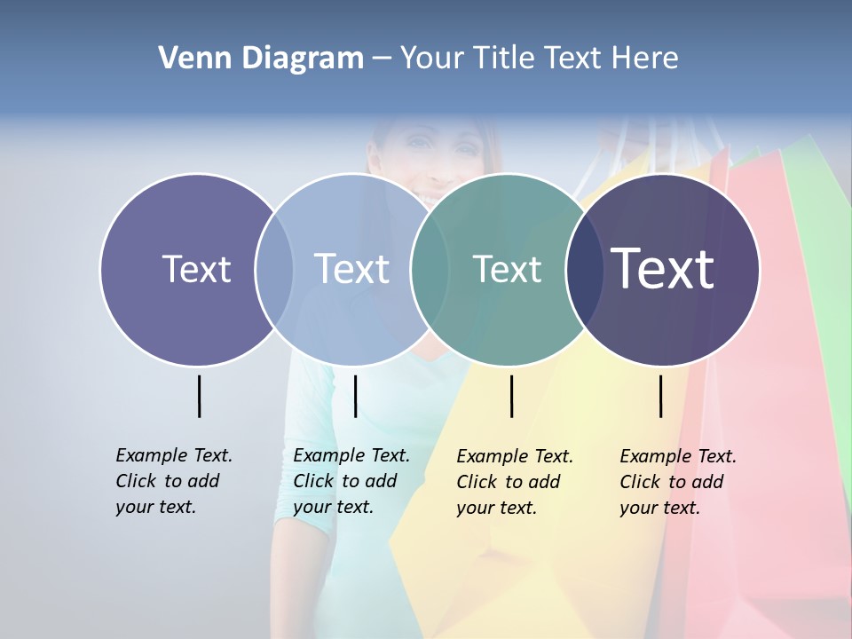 Woman Business Bag PowerPoint Template