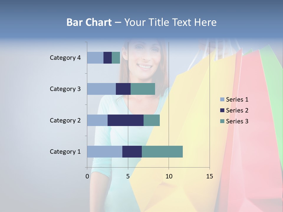 Woman Business Bag PowerPoint Template