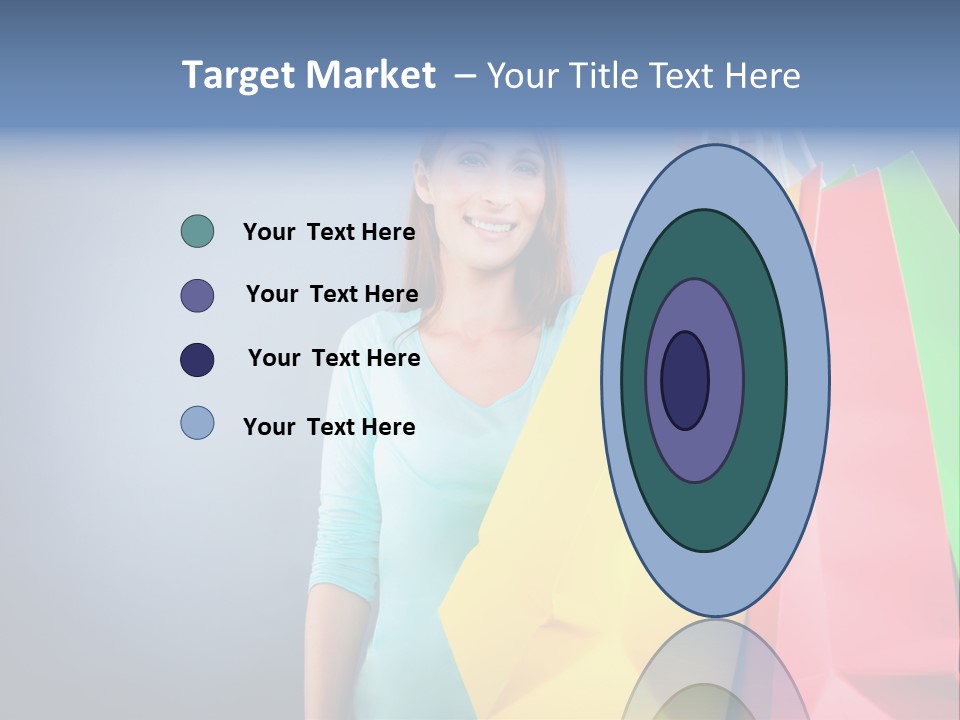 Woman Business Bag PowerPoint Template