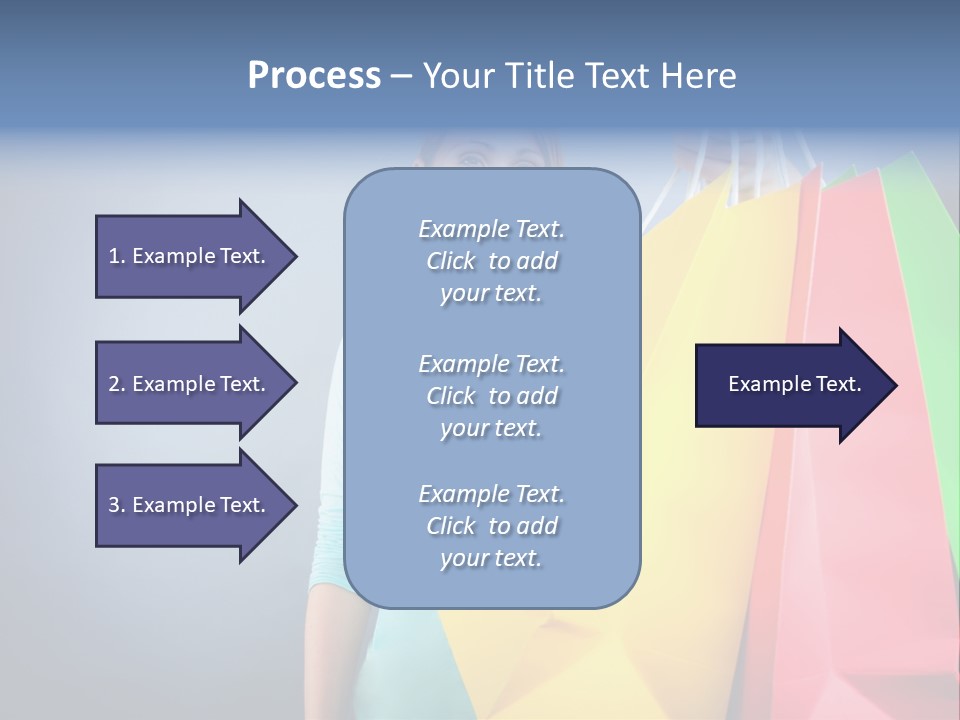 Woman Business Bag PowerPoint Template