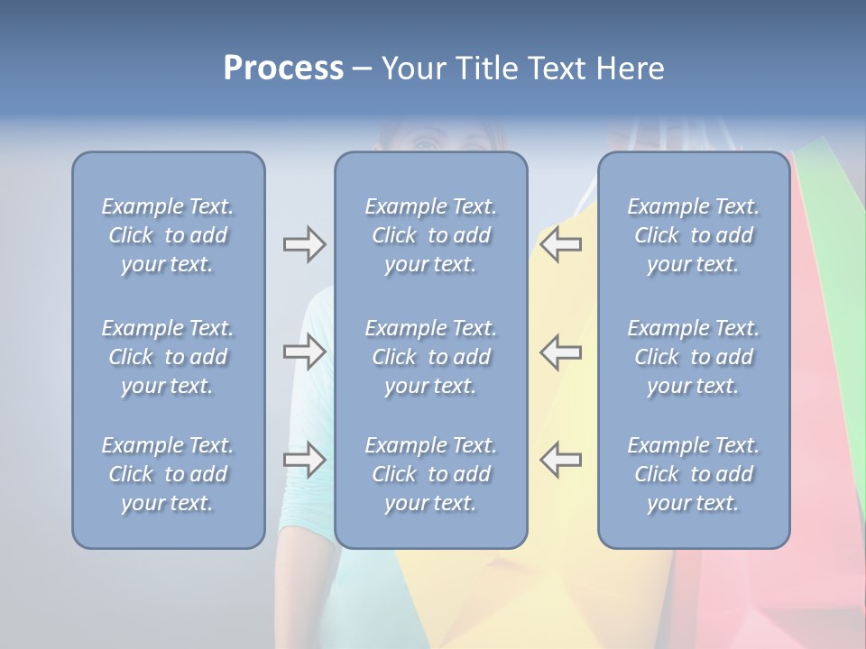 Woman Business Bag PowerPoint Template