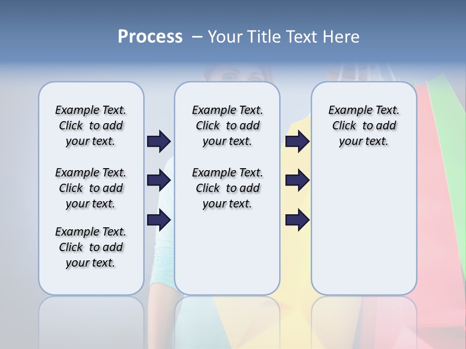 Woman Business Bag PowerPoint Template