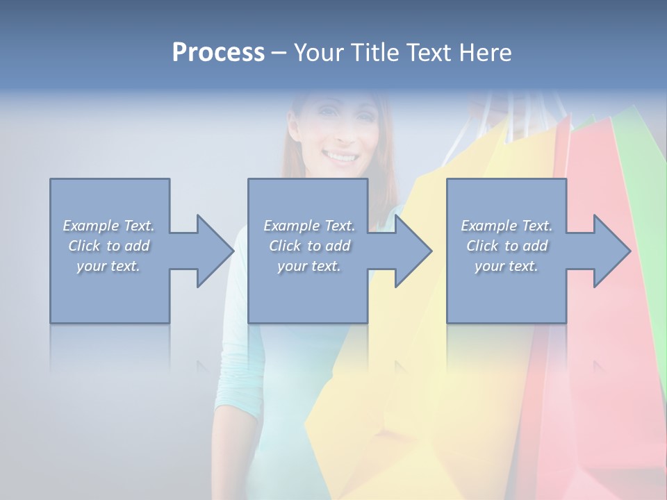 Woman Business Bag PowerPoint Template