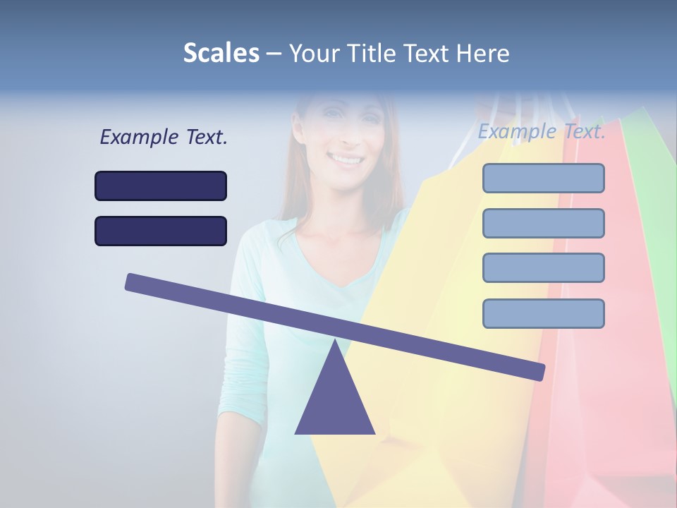 Woman Business Bag PowerPoint Template