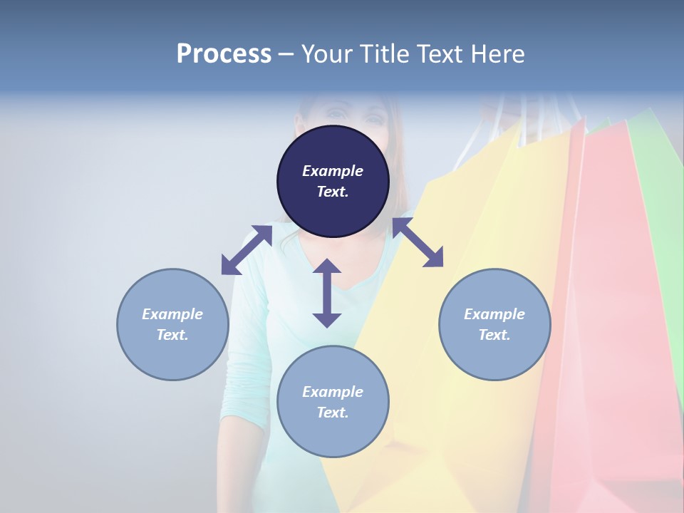 Woman Business Bag PowerPoint Template