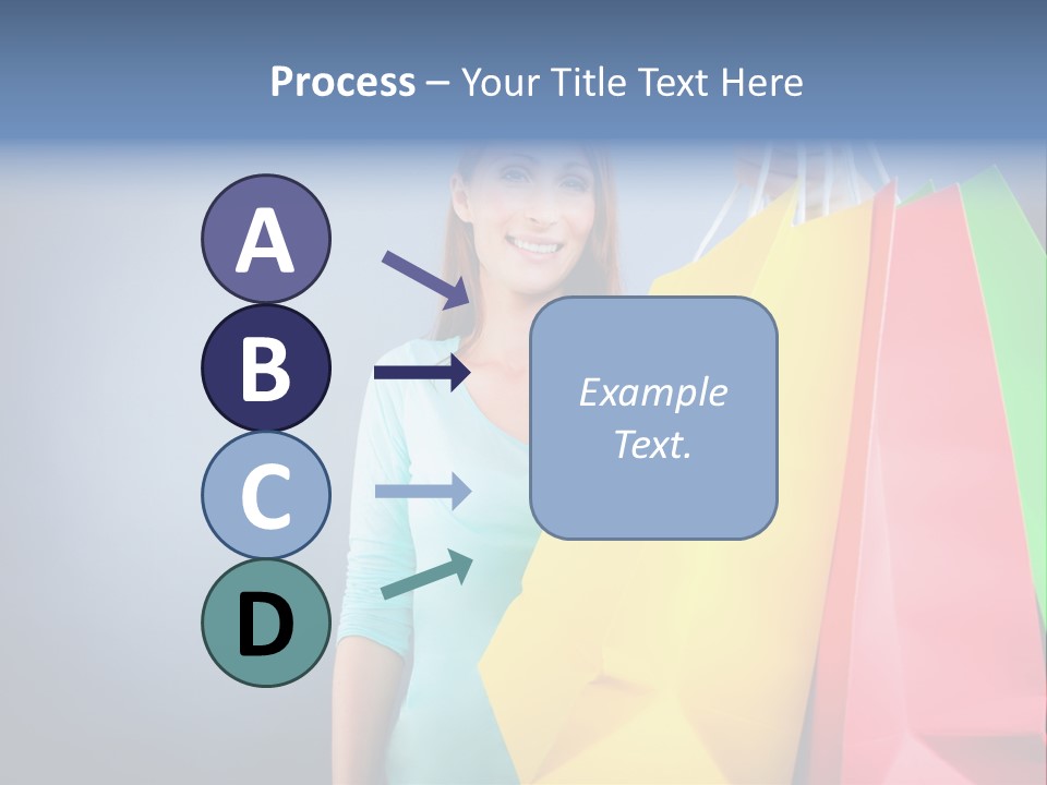 Woman Business Bag PowerPoint Template