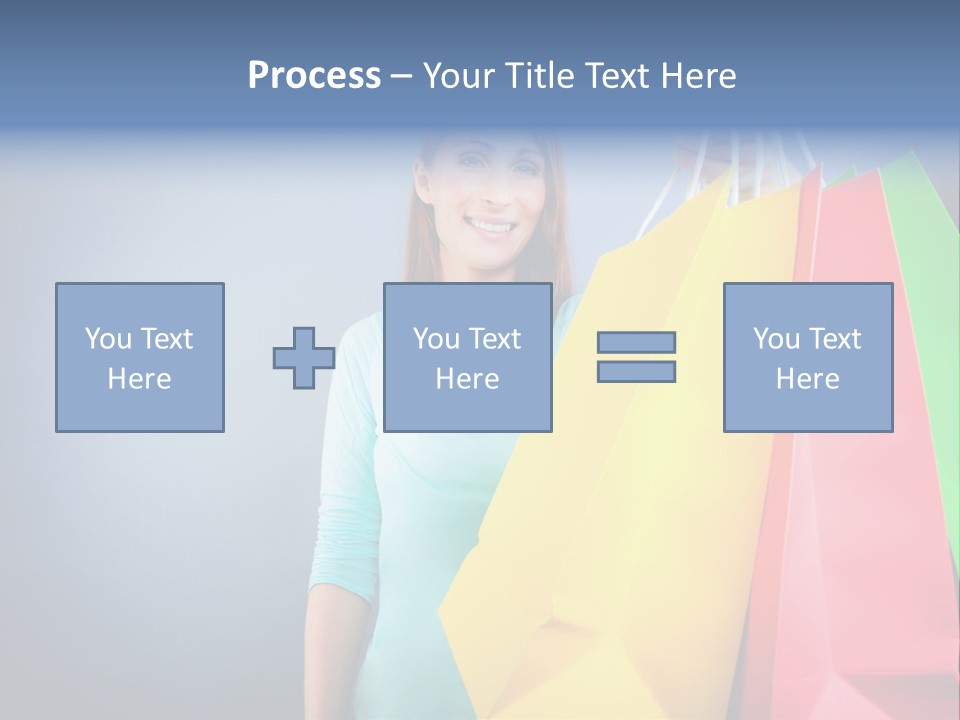 Woman Business Bag PowerPoint Template