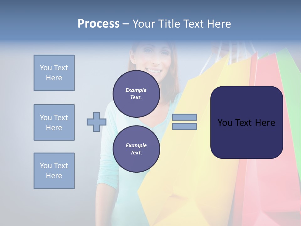 Woman Business Bag PowerPoint Template