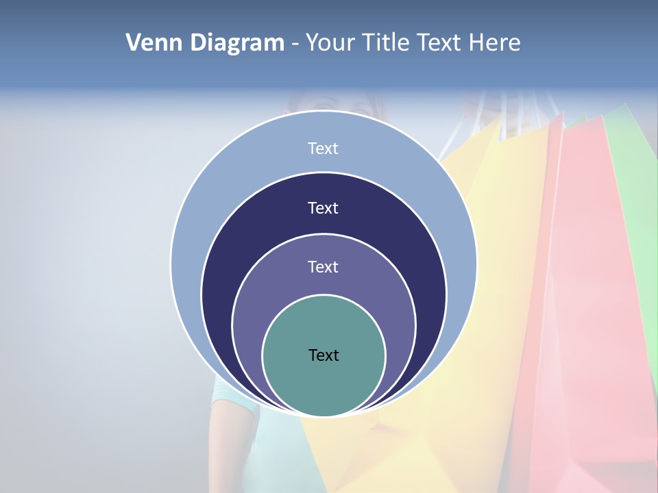 Woman Business Bag PowerPoint Template