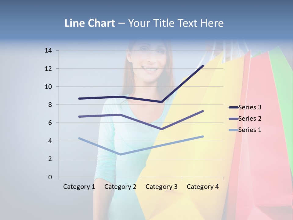 Woman Business Bag PowerPoint Template