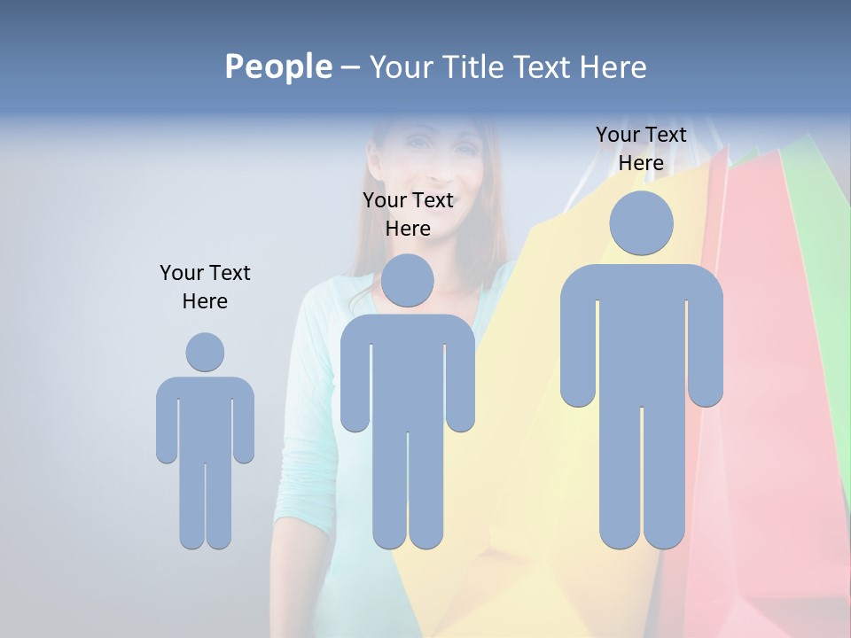 Woman Business Bag PowerPoint Template