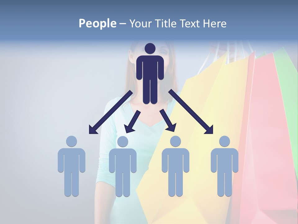 Woman Business Bag PowerPoint Template