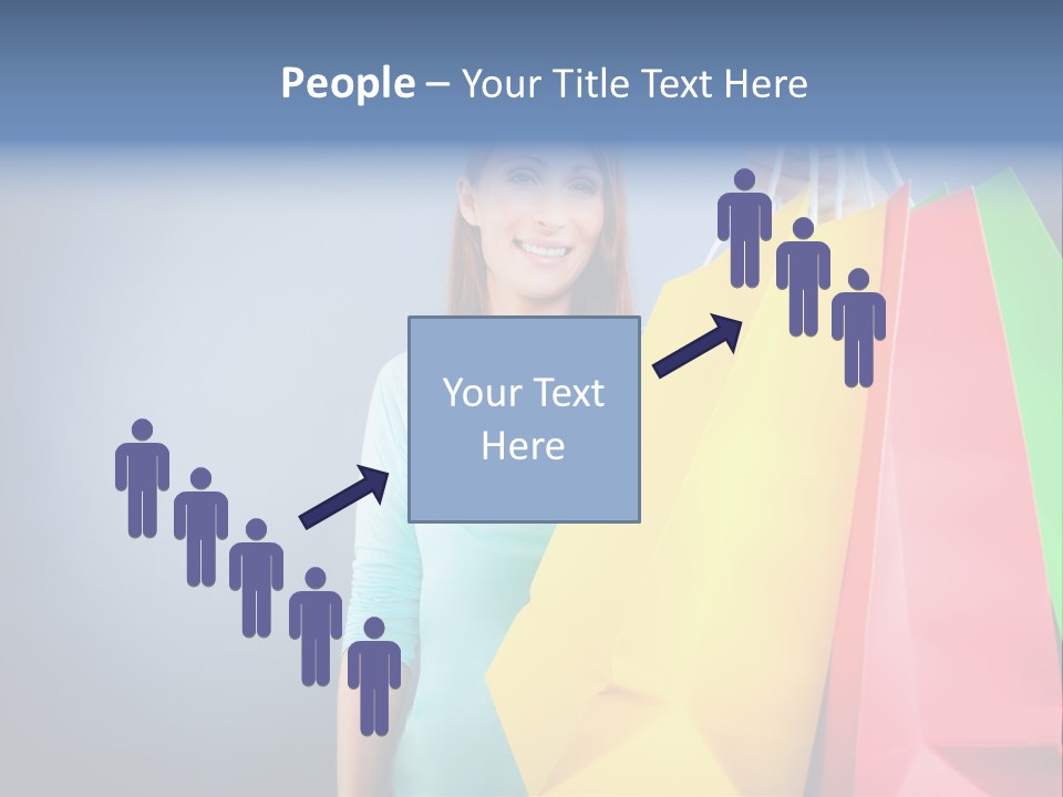 Woman Business Bag PowerPoint Template