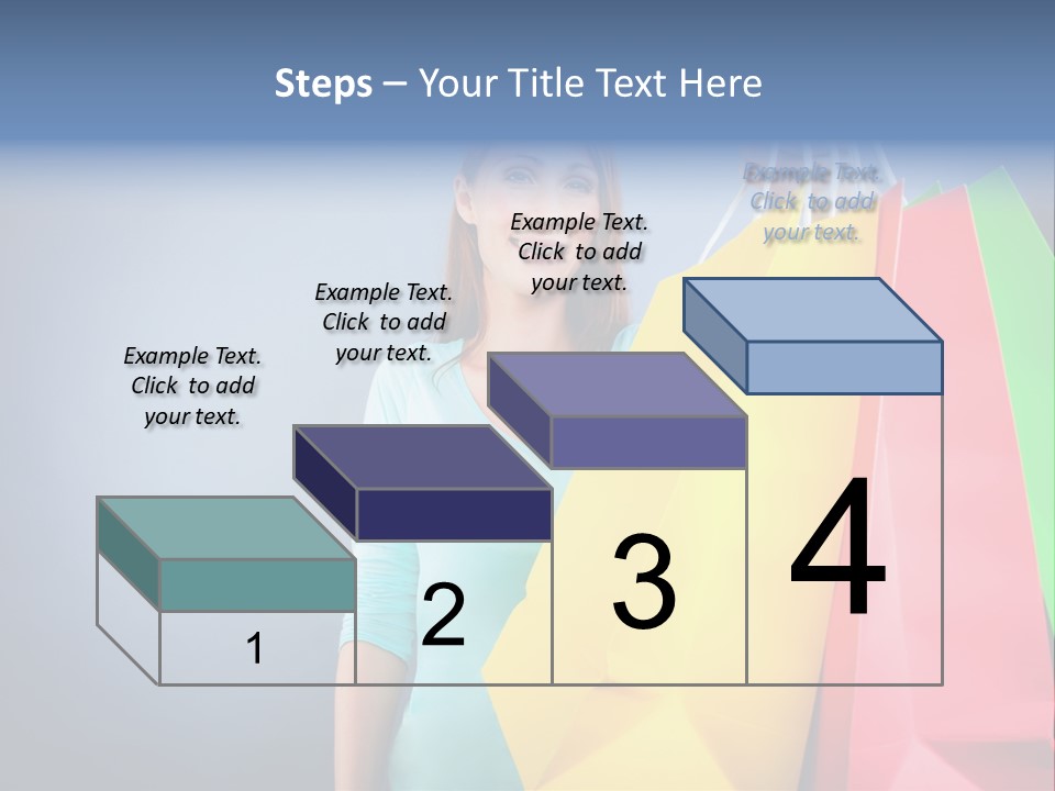 Woman Business Bag PowerPoint Template