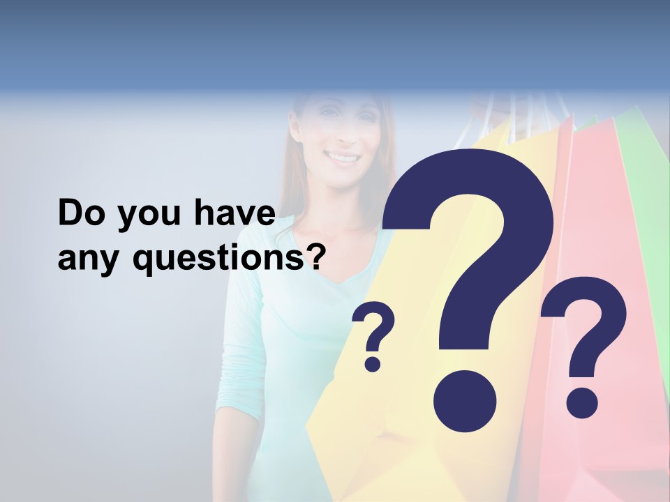 Woman Business Bag PowerPoint Template