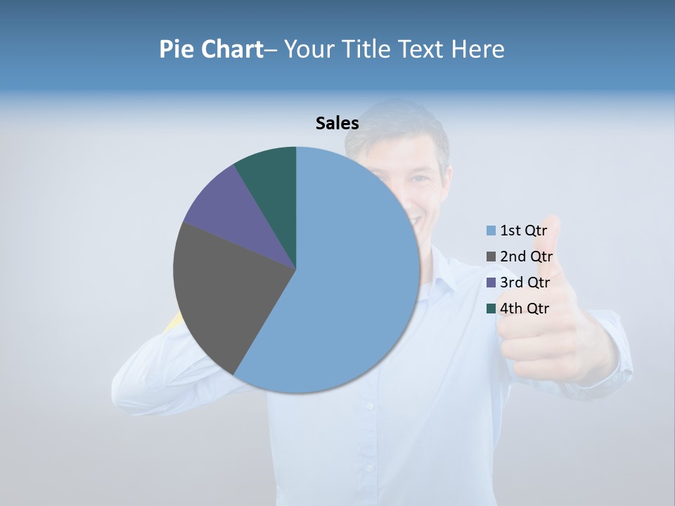 Rejoice Donate Man PowerPoint Template