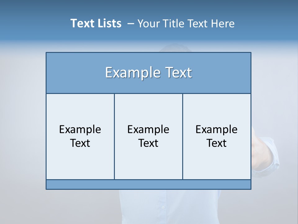 Rejoice Donate Man PowerPoint Template