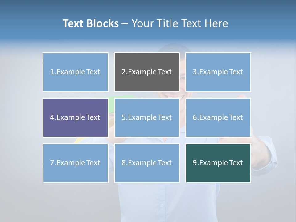 Rejoice Donate Man PowerPoint Template